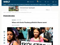 Bild zum Artikel: Wieso sich Greta Thunberg plötzlich Sharon nennt