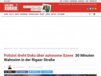 Bild zum Artikel: Polizist dreht Doku über autonome Szene : 30 Minuten Wahnsinn in der Rigaer Straße