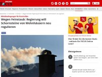 Bild zum Artikel: Ableitbedingungen für Kaminöfen - Wegen Feinstaub: Regierung will Schornsteine von Wohnhäusern neu regulieren