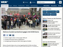 Bild zum Artikel: Rund 500 Menschen protestieren gegen Anti-WDR-Demo
