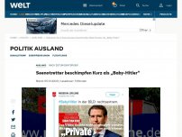 Bild zum Artikel: Seenotretter beschimpfen Kurz als „Baby-Hitler“