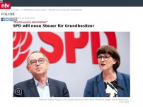 Bild zum Artikel: 'Wertzuwachs abschöpfen': SPD will neue Steuer für Grundbesitzer