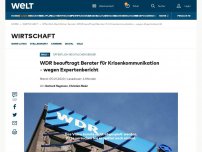 Bild zum Artikel: WDR beauftragt Berater für Krisenkommunikation – wegen Expertenbericht