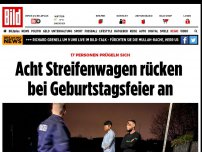 Bild zum Artikel: 17 Personen prügeln sich - Acht Streifenwagen rücken bei Geburtstagsfeier an