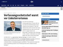 Bild zum Artikel: Verfassungsschutzchef warnt vor Linksterrorismus