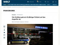 Bild zum Artikel: Polizei erschießt Bewaffneten – Terroristischer Hintergrund wird geprüft