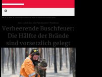 Bild zum Artikel: Feuerteufel legen die Feuer