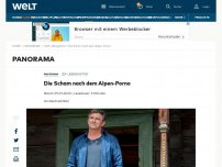 Bild zum Artikel: Die Scham nach dem Alpen-Porno