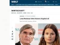 Bild zum Artikel: Joe Kaeser bietet Luisa Neubauer einen Sitz im Aufsichtsgremium