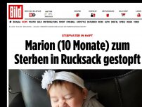 Bild zum Artikel: Stiefvater in Haft - Baby (10 Monate) zum Sterben in Rucksack gestopft