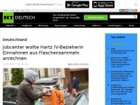 Bild zum Artikel: Jobcenter wollte Hartz IV-Bezieherin Einnahmen aus Flaschensammeln anrechnen