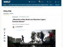 Bild zum Artikel: „Menschen sollen direkt aus libyschen Lagern kommen können“