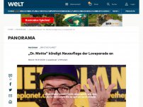 Bild zum Artikel: Dr. Motte kündigt Neuauflage der „Loveparade“ an