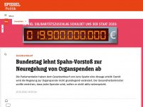 Bild zum Artikel: Organspende: Abgeordnete lehnen Spahn-Vorstoß zur Neuregelung ab