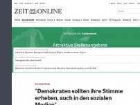 Bild zum Artikel: Karamba Diaby: 'Demokraten sollten ihre Stimme erheben, auch in den sozialen Medien'