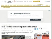 Bild zum Artikel: Modellprojekt im Südwesten: Bahn bildet mehr Flüchtlinge zum Lokführer aus