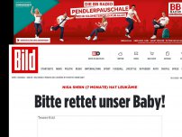 Bild zum Artikel: Baby hat Leukämie - Bitte rettet unsere kleine Nisa Shirin!