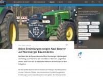 Bild zum Artikel: Keine Ermittlungen wegen Nazi-Banner auf Nürnberger Bauerndemo