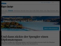 Bild zum Artikel: Und dann zückte der Spengler einen Diplomatenpass