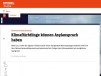 Bild zum Artikel: Uno: Klimaflüchtlinge können Asylanspruch haben