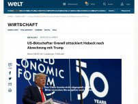 Bild zum Artikel: „Wir müssen Propheten des Untergangs zurückweisen“ – sagt Trump vor Thunberg