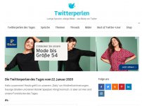 Bild zum Artikel: Die Twitterperlen des Tages vom 22. Januar 2020