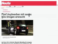 Bild zum Artikel: Fünf Asylwerber mit sechs Kilo Drogen erwischt