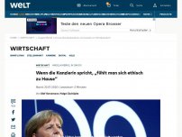 Bild zum Artikel: Wenn die Kanzlerin spricht, „fühlt man sich ethisch zu Hause“