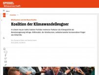 Bild zum Artikel: Koalition der Klimawandelleugner