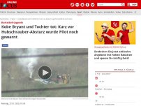 Bild zum Artikel: Basketball-Legende - Bericht: Kobe Bryant stirbt bei Hubschrauber-Absturz