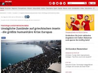 Bild zum Artikel: 'Wir wollen unsere Insel zurück' - Unsägliche Zustände auf griechischen Inseln: Flüchtlinge und Einheimische leiden