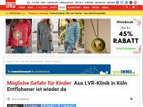 Bild zum Artikel: Übergriff auf Kinder befürchtet: Aus LVR-Klinik geflohen: Wo ist Michael P. aus Köln?