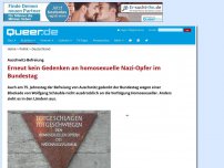 Bild zum Artikel: Erneut kein Gedenken an homosexuelle Nazi-Opfer im Bundestag
