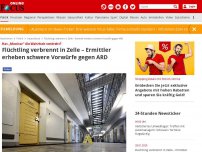 Bild zum Artikel: Hat „Monitor“ die Wahrheit verdreht? - Flüchtling verbrennt in Zelle – Ermittler erheben schwere Vorwürfe gegen ARD