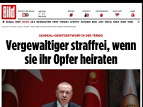 Bild zum Artikel: Gesetzentwurf in Türkei - Vergewaltiger straffrei, wenn sie Opfer heiraten