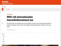 Bild zum Artikel: WHO ruft internationalen Gesundheitsnotstand wegen Coronavirus aus