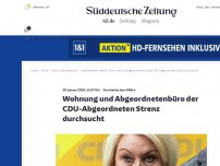 Bild zum Artikel: Aserbaidschan-Affäre: Wohnung und Abgeordnetenbüro der Bundestagsabgeordneten Strenz durchsucht