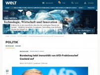 Bild zum Artikel: Bundestag hebt Immunität von AfD-Fraktionschef Gauland auf