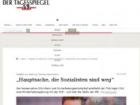 Bild zum Artikel: „Hauptsache, die Sozialisten sind weg“