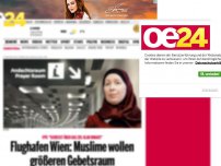 Bild zum Artikel: Flughafen Schwechat: Muslime wollen größeren Gebetsraum