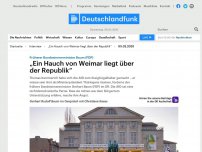 Bild zum Artikel: Deutschlandfunk | Interview | 'Ein Hauch von Weimar liegt über der Republik'