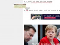 Bild zum Artikel: Kanzlerin Merkel: Ergebnis von Erfurt muss rückgängig gemacht werden