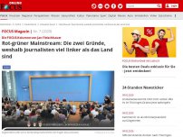 Bild zum Artikel: Die FOCUS-Kolumne von Jan Fleischhauer - Rot-grüner Mainstream: Die zwei Gründe, weshalb Journalisten viel linker als das Land sind