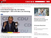 Bild zum Artikel: +++ CDU-Krise im News-Ticker +++ - Merz wird in Berlin mit Johlen begrüßt - Laschet stellt seinen Masterplan vor