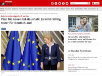 Bild zum Artikel: Rabatte sollen abgeschafft werden - Vor EU-Sondergipfel zum Haushalt: Frankreich will, dass Deutschland mehr zahlt