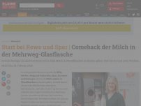 Bild zum Artikel: Comeback der Milch in der Mehrweg-Glasflasche