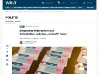 Bild zum Artikel: Bürgeramts-Mitarbeiterin soll Aufenthaltserlaubnisse „verkauft“ haben