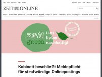 Bild zum Artikel: Hassrede: Kabinett beschließt Meldepflicht für strafwürdige Onlinepostings