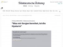 Bild zum Artikel: Interview am Morgen: Kinderarzt zum Coronavirus: 'Was mir Sorgen bereitet, ist die Hysterie'