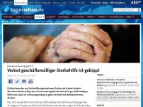 Bild zum Artikel: Verbot geschäftsmäßiger Sterbehilfe ist verfassungswidrig